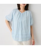 【クラフトスタンダードブティック/CRAFT STANDARD BOUTIQUE】のバックレースアップバルーンスリーブブラウス Sax|ID: prp329100004614287 ipo3291000000033038046