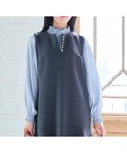 【フェルゥ/Feroux】の【先行予約・WEB一部店舗限定・洗える】スタンドネック ブラウス スカイブルー系|ID: prp329100004614293 ipo3291000000033038085