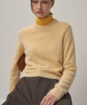 【エイトン/ATON】 SILK ALPACA クルーネックセーター人気、トレンドファッション・服の通販 founy(ファニー) ファッション Fashion レディースファッション Fashion for Women トップス・カットソー Cut & Sew Tops ニット Knit Tops & Sweaters 新作・新入荷 New Arrivals / New In コンパクト Compact, Small Size シルク Silk, 100% Silk シンプル Simple, Minimal セーター Sweater, Knitwear ボトム Bottoms, Lower Wear ワイド Wide, Wide Fit A/W・秋冬 Autumn/Winter |ID:prp329100004614299