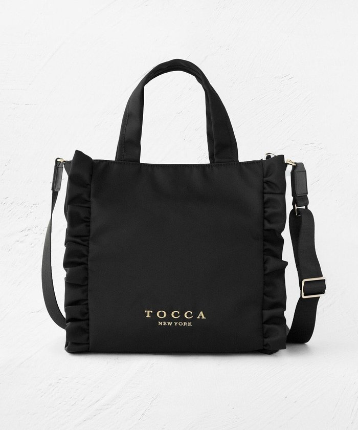 【トッカ/TOCCA】の【美人百花掲載】【一部カラー撥水】TRIM WAVES MINITOTE ミニトートバッグ インテリア・キッズ・メンズ・レディースファッション・服の通販 founy(ファニー) https://founy.com/ 雑誌掲載アイテム Magazine Picks & Fashion Features ファッション雑誌 Fashion Magazines ビジンヒャッカ 美人百花 ファッション Fashion レディースファッション Fashion for Women バッグ Bags ジップ Zip, Zipper 財布 Wallet, Purse 雑誌 Magazine, Fashion Magazine ツイード Twill, Twill Weave デニム Denim, Jeans Material トレンド Trend, Trending Now フリル Frill, Ruffle ポケット Pocket, Pocket Detail A/W・秋冬 Autumn/Winter 冬 Winter / This Winter おすすめ Recommended / Our Picks エレガント 上品 Elegant |ID: prp329100004614311 ipo3291000000033038272