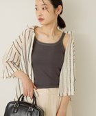 【アメリカンホリック/AMERICAN HOLIC】のチュールキャミタンクトップ Charcoal Gray|ID: prp329100004614314 ipo3291000000033714793