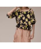 【グレース コンチネンタル/GRACE CONTINENTAL】のリゾートフラワートップ ブラック|ID: prp329100004614328 ipo3291000000033038376