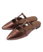 【グリーンパークス/Green Parks】のRUPIS.ポインテッドTストラップミュール Brown|ID: prp329100004614337 ipo3291000000033038464