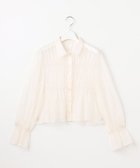 【フェルゥ/Feroux】の【先行予約・洗える】シャーリング シアーシャツ 人気、トレンドファッション・服の通販 founy(ファニー) ファッション Fashion レディースファッション Fashion for Women トップス・カットソー Cut & Sew Tops シャツ・ブラウス・オフィスカジュアル Elegant Blouses & Button-Ups オーガンジー Organza Fabric 春 Spring 洗える Machine Washable キャミワンピース Cami Dress, Slip Dress ギャザー Gathered, Ruffled シアー Sheer, See-Through シャーリング Shirring, Ruched スリーブ Sleeve, Long Sleeve / Short Sleeve フェミニン Feminine, Girly ペプラム Peplum, Flared Hem S/S・春夏 SS, Spring/Summer, Warm Season おすすめ Recommended / Our Picks 夏 Summer thumbnail アイボリー系|ID: prp329100004614348 ipo3291000000033066699
