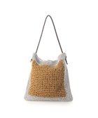 【アンビリオン/UNBILLION】のカシュカシュ cachecache / メタリックヤーンパネル編みトート シルバー|ID: prp329100004614403 ipo3291000000033039669