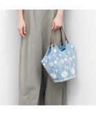 【アンビリオン/UNBILLION】のカシュカシュ cachecache / バケツ刺繍トートバッグ ライトブルー|ID: prp329100004614436 ipo3291000000033040527