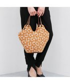 【アンビリオン/UNBILLION】のカシュカシュ cachecache / バケツ刺繍トートバッグ キャメル|ID: prp329100004614436 ipo3291000000035732055