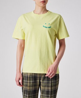 【ポール スミス/Paul Smith】のHappy ヴィンテージ 半袖Tシャツ 人気、トレンドファッション・服の通販 founy(ファニー) ファッション Fashion レディースファッション Fashion for Women トップス・カットソー Cut & Sew Tops シャツ・ブラウス・オフィスカジュアル Elegant Blouses & Button-Ups ロングTシャツ・Tシャツ Longline T-Shirts & Tees カットソー・ベーシックTシャツ Cut-and-Sewn Tops / Stretch Tees & Basics おすすめ Recommended / Our Picks イエロー Yellow カットソー Cut and Sewn Top モチーフ Motif, Design Theme ヴィンテージ Vintage Style 半袖 Short Sleeve, Half Sleeve 夏 Summer 春 Spring S/S・春夏 SS, Spring/Summer, Warm Season A/W・秋冬 Autumn/Winter |ID:prp329100004614509