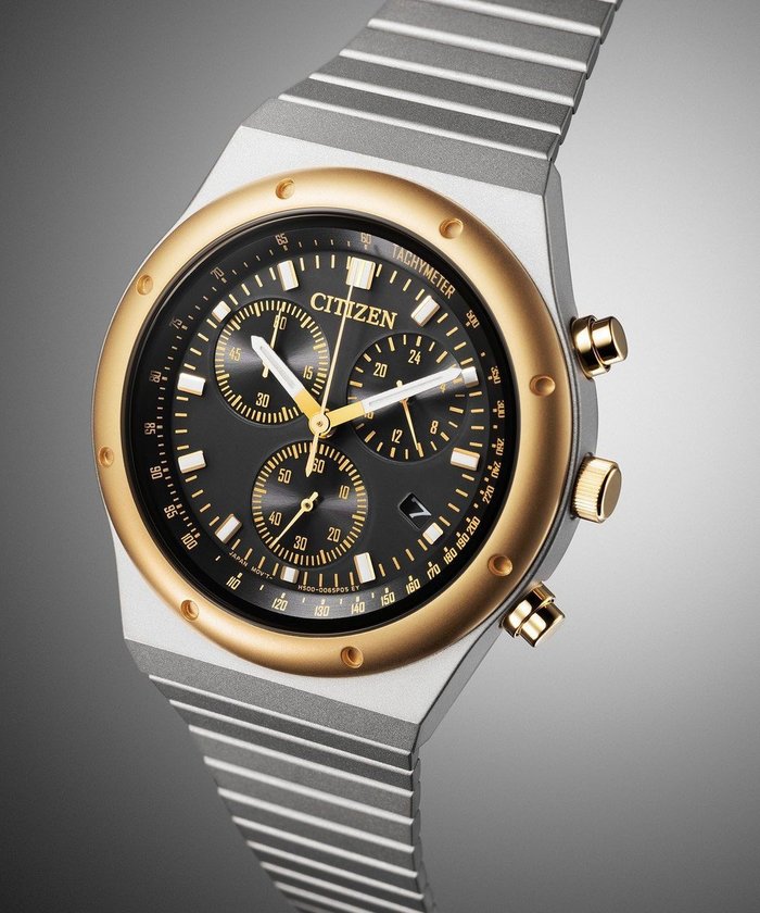 【シチズン/CITIZEN】の【特定店限定モデル】“昭和GOLD” 1984クロノグラフ 数量限定モデル インテリア・キッズ・メンズ・レディースファッション・服の通販 founy(ファニー) https://founy.com/ ファッション Fashion レディースファッション Fashion for Women ヴィンテージ Vintage Style 腕時計 Wristwatch ガラス Glass, Glassware クリスタル Crystal, Swarovski 時計 Watch, Wristwatch |ID: prp329100004614559 ipo3291000000033686510