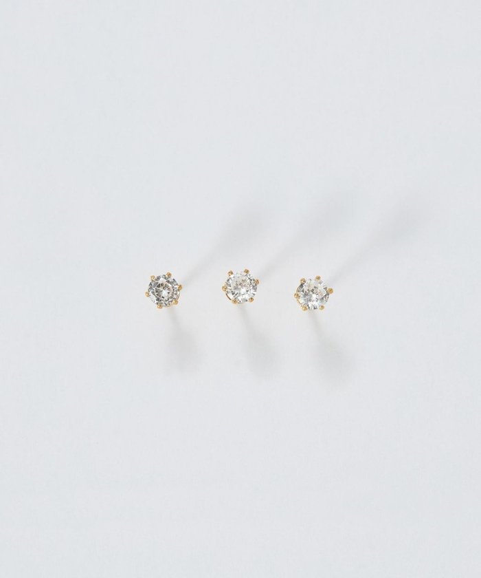【フィービィー/phoebe】の【金属アレルギー対応】3setビジューピアス ゴールド/サージカルステンレス インテリア・キッズ・メンズ・レディースファッション・服の通販 founy(ファニー) https://founy.com/ ファッション Fashion レディースファッション Fashion for Women アクセサリー Fashion Accessories ビジュー Bijou, Jewel-like Accent フィット Fit, Slim Fit |ID: prp329100004614580 ipo3291000000033342834