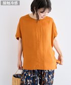 【グリーンパークス/Green Parks】のTブラウスドルマンスリーブプルオーバー 人気、トレンドファッション・服の通販 founy(ファニー) ファッション Fashion レディースファッション Fashion for Women トップス・カットソー Cut & Sew Tops シャツ・ブラウス・オフィスカジュアル Elegant Blouses & Button-Ups ロングTシャツ・Tシャツ Longline T-Shirts & Tees カジュアルプルオーバー・ニットトップス Pullovers & Knit Tops / Casual Pullovers カットソー・ベーシックTシャツ Cut-and-Sewn Tops / Stretch Tees & Basics おすすめ Recommended / Our Picks カットソー Cut and Sewn Top スリーブ Sleeve, Long Sleeve / Short Sleeve フレンチ French, French Style ポケット Pocket, Pocket Detail A/W・秋冬 Autumn/Winter thumbnail Orange|ID: prp329100004614592 ipo3291000000033043717