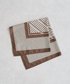 【グリーンパークス/Green Parks】の70cm 幾何学柄スカーフ Brown|ID: prp329100004614606 ipo3291000000033326286