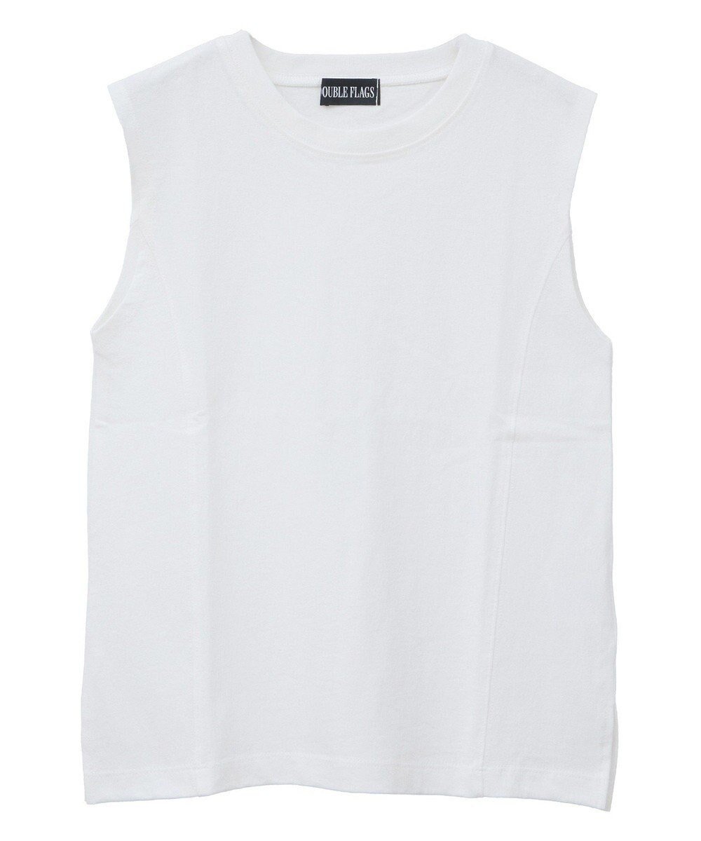 【グリーンパークス/Green Parks】の・DOUBLE FLAGS ピグメント切替ノースリ 人気、トレンドファッション・服の通販 founy(ファニー) 　ファッション　Fashion　レディースファッション　Fashion for Women　トップス・カットソー　Cut & Sew Tops　シャツ・ブラウス・オフィスカジュアル　Elegant Blouses & Button-Ups　ロングTシャツ・Tシャツ　Longline T-Shirts & Tees　カットソー・ベーシックTシャツ　Cut-and-Sewn Tops / Stretch Tees & Basics　新作・新入荷　New Arrivals / New In　カットソー　Cut and Sewn Top　シンプル　Simple, Minimal　ノースリーブ　Sleeveless, No-Sleeve　フィット　Fit, Slim Fit　ポケット　Pocket, Pocket Detail　ヴィンテージ　Vintage Style　切替　Switching, Contrast Panel　A/W・秋冬　Autumn/Winter　 other-1|ID: prp329100004614612 ipo3291000000033043906