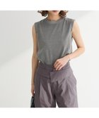 【グリーンパークス/Green Parks】の・DOUBLE FLAGS ピグメント切替ノースリ Light Gray|ID: prp329100004614612 ipo3291000000033043908