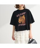 【グリーンパークス/Green Parks】の・DOUBLE FLAGS レオパードプリントTEE Black|ID: prp329100004614615 ipo3291000000033043946