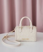 【メゾンドフルール/Maison de FLEUR】のLINTONツイード2Wayミニボストンバッグ Ivory|ID: prp329100004614621 ipo3291000000033043973