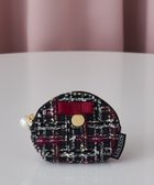 【メゾンドフルール/Maison de FLEUR】のLINTONツイードコインケース Black|ID: prp329100004614626 ipo3291000000033043992