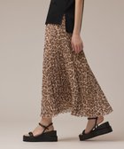 【グレース コンチネンタル/GRACE CONTINENTAL】のヒョウ柄ロングプリーツスカート ベージュ|ID: prp329100004614666 ipo3291000000033044287