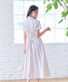 【フェルゥ/Feroux】の【先行予約・洗える】パールボタンストライプ シャツワンピース ベージュ系1|ID: prp329100004614684 ipo3291000000033044432