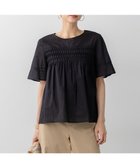 【23区/NIJYUSANKU】の【WEB 一部店舗限定】コットンローン ピンタック フレア ブラウス ブラック系|ID:prp329100004614708