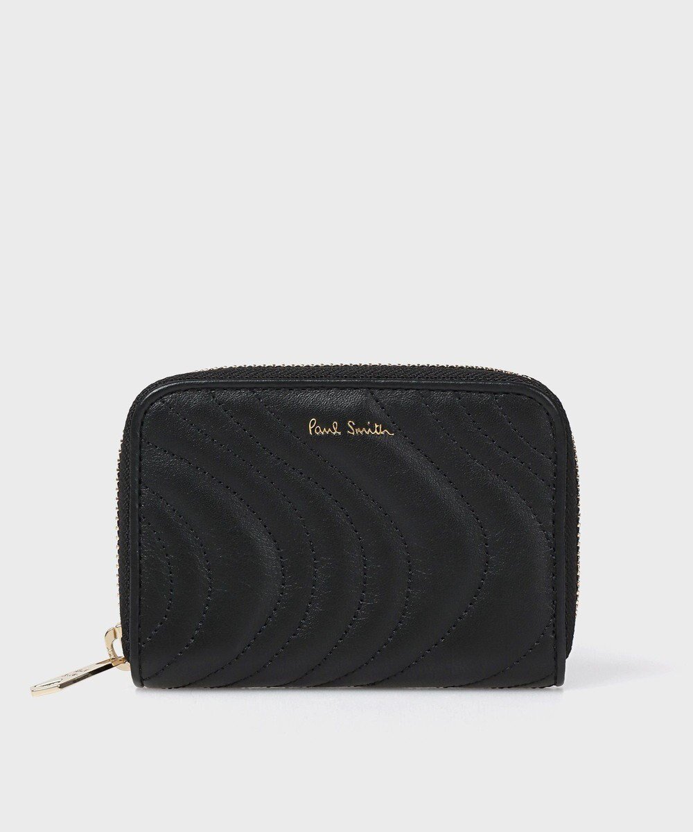 【ポール スミス/Paul Smith】のキルティングスワール コインケース インテリア・キッズ・メンズ・レディースファッション・服の通販 founy(ファニー) 　ファッション　Fashion　レディースファッション　Fashion for Women　ミニ財布・二つ折り財布　Wallets & Card Cases　キルト　Quilt, Quilted Fabric　軽量　Lightweight, Ultra Light　サンダル　Sandals, Summer Shoes　シンプル　Simple, Minimal　財布　Wallet, Purse　ラグジュアリー　Luxury, Elegant　ブラック|ID: prp329100004614725 ipo3291000000033044707