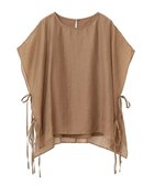 【イェッカ ヴェッカ/YECCA VECCA】のサイドリボンシアーレイヤードプルオーバー Camel|ID: prp329100004614727 ipo3291000000033044739