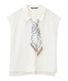【イェッカ ヴェッカ/YECCA VECCA】のスカーフ付きブラウス Ivory|ID: prp329100004614733 ipo3291000000033044801