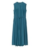 【イェッカ ヴェッカ/YECCA VECCA】のベルト付きラメステッチギャザーワンピース Green|ID: prp329100004614736 ipo3291000000033044824