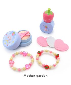 【マザーガーデン/Mother garden / KIDS】のマザーガーデン 野いちごままごと おしろいセット《ブルー》 人気、トレンドファッション・服の通販 founy(ファニー) ファッション Fashion キッズファッション Fashion for Kids アクセサリー Fashion Accessories ガーデン Garden, Gardening ブレスレット Bracelet, Wristband |ID:prp329100004615064