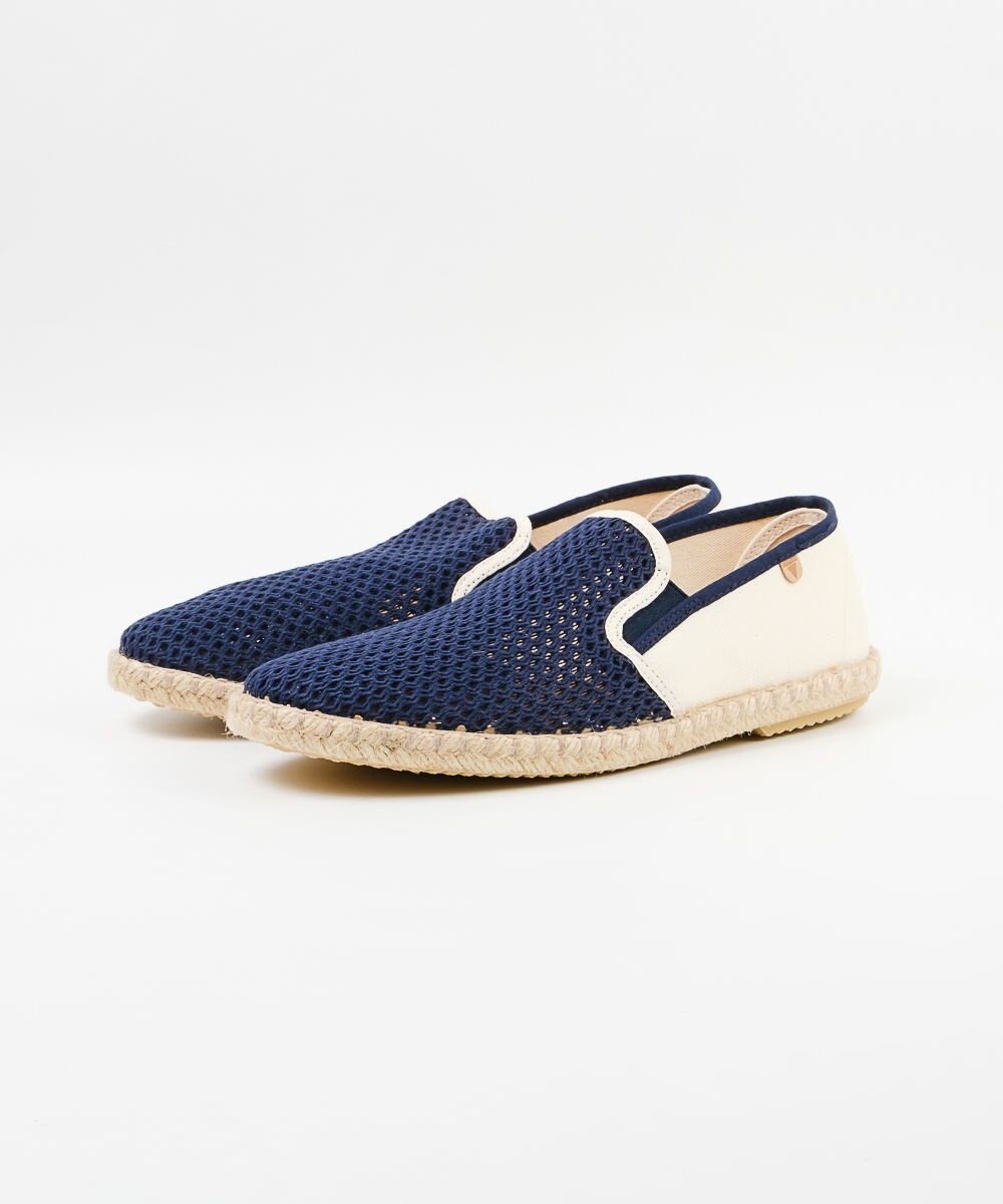 【ボントレ/BONTRE / MEN】の【VERBENAS/ベルベナス】メッシュバイカラージュートスリッポン インテリア・キッズ・メンズ・レディースファッション・服の通販 founy(ファニー) 　ファッション　Fashion　メンズファッション　Fashion for Men　シューズ・靴　Shoes　サンダル　Sandals, Summer Shoes　シューズ　Shoes, Footwear　スニーカー　Sneakers, Trainers　メッシュ　Mesh, Net Fabric　夏　Summer　春　Spring　S/S・春夏　SS, Spring/Summer, Warm Season　A/W・秋冬　Autumn/Winter　ネイビーホワイト|ID: prp329100004615073 ipo3291000000033653724