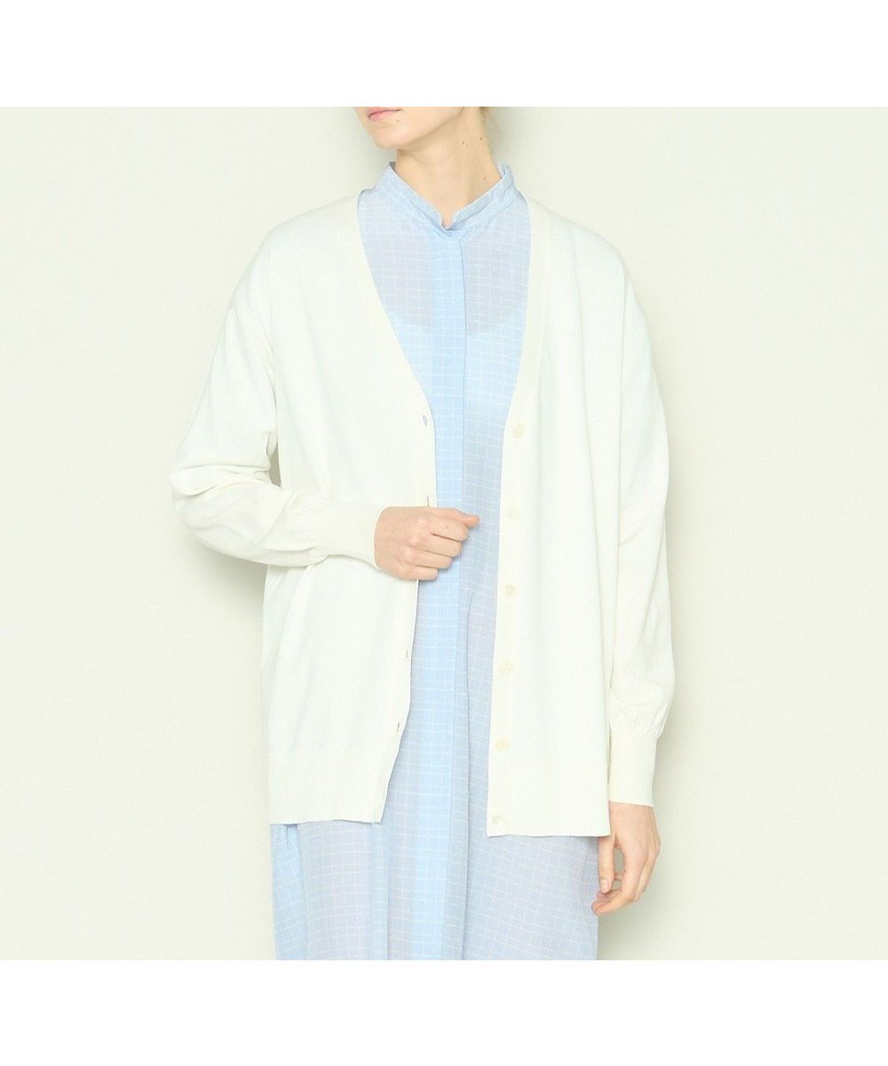 【ジョゼフ/JOSEPH】の【洗える】フィールコットン カーディガン インテリア・キッズ・メンズ・レディースファッション・服の通販 founy(ファニー) ファッション Fashion レディースファッション Fashion for Women トップス・カットソー Cut & Sew Tops カーディガン・羽織り Layered Style Cardigans インド Indian Textile オーガニック Organic Cotton カーディガン Cardigan, Knitwear シルク Silk, 100% Silk フェミニン Feminine, Girly エレガント 上品 Elegant 夏 Summer 春 Spring S/S・春夏 SS, Spring/Summer, Warm Season 洗える Machine Washable Ivory|ID: prp329100004615112 ipo3291000000033688538