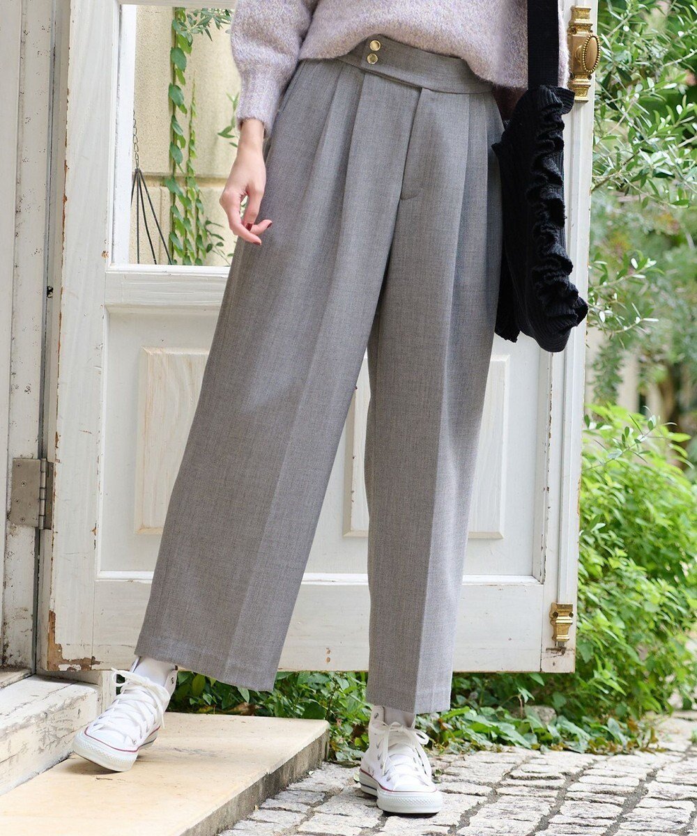 【エニィ スィス/any SiS】の【洗える】カルゼワイド パンツ 人気、トレンドファッション・服の通販 founy(ファニー) 　ファッション　Fashion　レディースファッション　Fashion for Women　パンツ　Pants & Trousers　シンプル　Simple, Minimal　ストレッチ　Stretch, Stretchy Fabric　フィット　Fit, Slim Fit　メランジ　Melange, Mixed Yarn　ワイド　Wide, Wide Fit　冬　Winter / This Winter　洗える　Machine Washable　A/W・秋冬　Autumn/Winter　 other-1|ID: prp329100004615120 ipo3291000000034387918