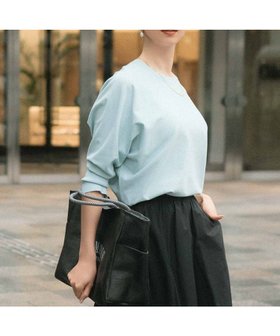 【23区/NIJYUSANKU】 【洗える】コンフォートストレッチ ドルマン ニット人気、トレンドファッション・服の通販 founy(ファニー) ファッション Fashion レディースファッション Fashion for Women トップス・カットソー Cut & Sew Tops ニット Knit Tops & Sweaters シャツ・ブラウス・オフィスカジュアル Elegant Blouses & Button-Ups ロングTシャツ・Tシャツ Longline T-Shirts & Tees カットソー・ベーシックTシャツ Cut-and-Sewn Tops / Stretch Tees & Basics オレンジ Orange 春 Spring 洗える Machine Washable カットソー Cut and Sewn Top カーディガン Cardigan, Knitwear ストレッチ Stretch, Stretchy Fabric スリット Slit, Slit Detail リラックス Relax, Relaxed Fit S/S・春夏 SS, Spring/Summer, Warm Season 再入荷 Restock / Back in Stock 夏 Summer 2024年 2024 2024春夏・S/S Spring/Summer 2024 SS24 |ID:prp329100004615125