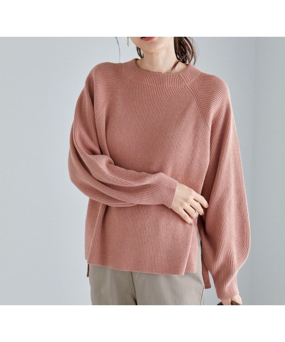 【エニー/ANY】の【洗濯機可能】ウールブレンドバルーンスリーブニット インテリア・キッズ・メンズ・レディースファッション・服の通販 founy(ファニー) ファッション Fashion レディースファッション Fashion for Women トップス・カットソー Cut & Sew Tops ニット Knit Tops & Sweaters シンプル Simple, Minimal ストレート Straight, Straight Cut セーター Sweater, Knitwear A/W・秋冬 Autumn/Winter コーラル|ID: prp329100004615161 ipo3291000000034178400