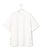 【ジェイプレスヨークストリート/J.PRESS YORK STREET】の【UNISEX】サイドスリット Tシャツ 人気、トレンドファッション・服の通販 founy(ファニー) ファッション Fashion レディースファッション Fashion for Women トップス・カットソー Cut & Sew Tops シャツ・ブラウス・オフィスカジュアル Elegant Blouses & Button-Ups ロングTシャツ・Tシャツ Longline T-Shirts & Tees カットソー・ベーシックTシャツ Cut-and-Sewn Tops / Stretch Tees & Basics ユニセックス Unisex, Genderless インナー Innerwear カットソー Cut and Sewn Top シンプル Simple, Minimal スリット Slit, Slit Detail ドット Polka Dot, Dot Pattern ベーシック Basic, Essential ポケット Pocket, Pocket Detail 夏 Summer 春 Spring S/S・春夏 SS, Spring/Summer, Warm Season thumbnail ホワイト系|ID: prp329100004615241 ipo3291000000033052159