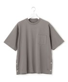 【ジェイプレスヨークストリート/J.PRESS YORK STREET】の【UNISEX】サイドスリット Tシャツ 人気、トレンドファッション・服の通販 founy(ファニー) ファッション Fashion レディースファッション Fashion for Women トップス・カットソー Cut & Sew Tops シャツ・ブラウス・オフィスカジュアル Elegant Blouses & Button-Ups ロングTシャツ・Tシャツ Longline T-Shirts & Tees カットソー・ベーシックTシャツ Cut-and-Sewn Tops / Stretch Tees & Basics ユニセックス Unisex, Genderless インナー Innerwear カットソー Cut and Sewn Top シンプル Simple, Minimal スリット Slit, Slit Detail ドット Polka Dot, Dot Pattern ベーシック Basic, Essential ポケット Pocket, Pocket Detail 夏 Summer 春 Spring S/S・春夏 SS, Spring/Summer, Warm Season thumbnail ライトグレー系|ID: prp329100004615241 ipo3291000000033052160