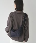 【ラシット/russet】の【2025AW新作】ダブルベルトナイロンショルダーバッグS(SF-261) Black/Navy|ID: prp329100004615259 ipo3291000000033182341