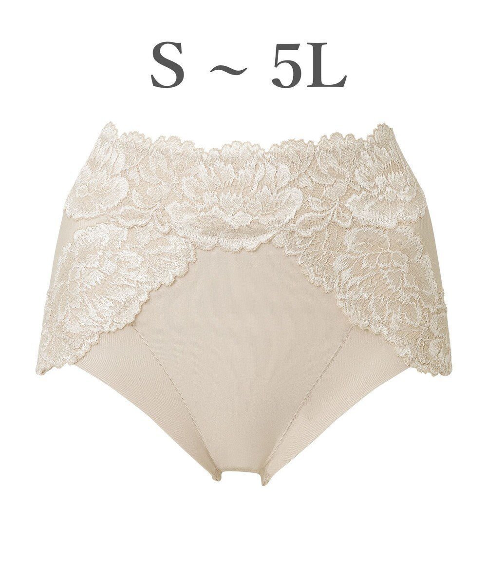 【ブラデリス ニューヨーク/BRADELIS New York】の【BRADELIS NewYork peace】おしりPラインヒップラップショーツ25 綿混で快適 程よい補正力でヒップアップ ふかめ お腹スッキリ インテリア・キッズ・メンズ・レディースファッション・服の通販 founy(ファニー) 　ファッション　Fashion　レディースファッション　Fashion for Women　アンダー　Underwear Essentials　ギャザー　Gathered, Ruffled　ショーツ　Shorts, Short Pants　ストレッチ　Stretch, Stretchy Fabric　スーピマ　Supima, Premium Cotton　タンブラー　Tumbler, Travel Mug　トリプル　Triple, Three Layers　パターン　Pattern, Design Print　フィット　Fit, Slim Fit　プリント　Print, Printed Pattern　ランジェリー　Lingerie, Intimate Wear　レース　Lace, Lace Fabric　ロング　Long, Long-Length　おすすめ　Recommended / Our Picks　バタークリーム|ID: prp329100004615262 ipo3291000000036534982