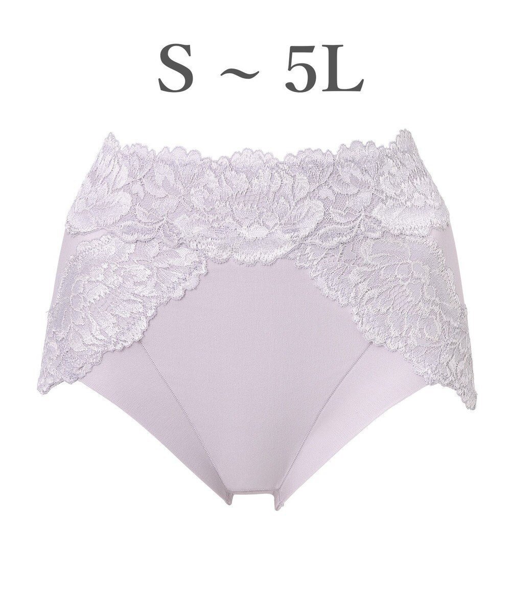 【ブラデリス ニューヨーク/BRADELIS New York】の【BRADELIS NewYork peace】おしりPラインヒップラップショーツ25 綿混で快適 程よい補正力でヒップアップ ふかめ お腹スッキリ インテリア・キッズ・メンズ・レディースファッション・服の通販 founy(ファニー) 　ファッション　Fashion　レディースファッション　Fashion for Women　アンダー　Underwear Essentials　ギャザー　Gathered, Ruffled　ショーツ　Shorts, Short Pants　ストレッチ　Stretch, Stretchy Fabric　スーピマ　Supima, Premium Cotton　タンブラー　Tumbler, Travel Mug　トリプル　Triple, Three Layers　パターン　Pattern, Design Print　フィット　Fit, Slim Fit　プリント　Print, Printed Pattern　ランジェリー　Lingerie, Intimate Wear　レース　Lace, Lace Fabric　ロング　Long, Long-Length　おすすめ　Recommended / Our Picks　モーヴ|ID: prp329100004615262 ipo3291000000036534986