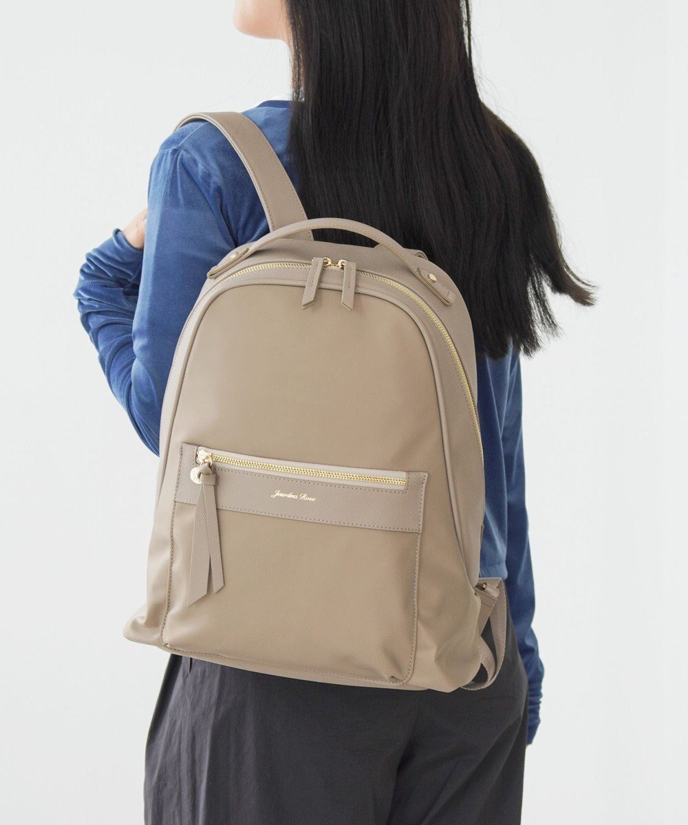 【エースバッグズアンドラゲッジ/ACE BAGS & LUGGAGE】のJewelna Rose ロッティ リュックサック 13.3インチPC 16241 ジュエルナローズ インテリア・キッズ・メンズ・レディースファッション・服の通販 founy(ファニー) 　ファッション　Fashion　レディースファッション　Fashion for Women　バッグ　Bags　シンプル　Simple, Minimal　スマート　Smart, Elegant　スリーブ　Sleeve, Long Sleeve / Short Sleeve　フェイクレザー　Faux Leather, PU Leather　フロント　Front, Front Design　ポケット　Pocket, Pocket Detail　リュック　Backpack, Rucksack　再入荷　Restock / Back in Stock　新作・新入荷　New Arrivals / New In　おすすめ　Recommended / Our Picks　スーツケース キャリーケース　Suitcase / Carry Case　エレガント 上品　Elegant　ビジネス 仕事 通勤　Business / Work / Commuting　グレージュ|ID: prp329100004615272 ipo3291000000033052616