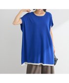 【グリーンパークス/Green Parks】の接触冷感ゆったりニットチュニック Blue|ID: prp329100004615276 ipo3291000000033325986