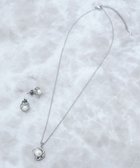 【ティアクラッセ/Tiaclasse】の【金属アレルギー対応】淡水パールピアス&ネックレス シルバー|ID: prp329100004615295 ipo3291000000033052751