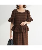 【グリーンパークス/Green Parks】の・SUGAR SPOON レースフリルプルオーバー 人気、トレンドファッション・服の通販 founy(ファニー) ファッション Fashion レディースファッション Fashion for Women トップス・カットソー Cut & Sew Tops シャツ・ブラウス・オフィスカジュアル Elegant Blouses & Button-Ups ロングTシャツ・Tシャツ Longline T-Shirts & Tees カジュアルプルオーバー・ニットトップス Pullovers & Knit Tops / Casual Pullovers カットソー・ベーシックTシャツ Cut-and-Sewn Tops / Stretch Tees & Basics おすすめ Recommended / Our Picks カットソー Cut and Sewn Top セットアップ Set-Up, Coordinated Outfit デニム Denim, Jeans Material フリル Frill, Ruffle フレア Flare, Flared ポケット Pocket, Pocket Detail メッシュ Mesh, Net Fabric A/W・秋冬 Autumn/Winter thumbnail Brown|ID: prp329100004615344 ipo3291000000033053060