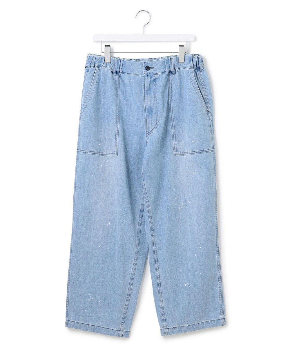 【ジェイプレスヨークストリート/J.PRESS YORK STREET】の【UNISEX】ワイド デニムパンツ 人気、トレンドファッション・服の通販 founy(ファニー) ファッション Fashion レディースファッション Fashion for Women パンツ Pants & Trousers デニムパンツ・ジーンズ・美脚デニム Denim Jeans & Pants ユニセックス Unisex, Genderless デニム Denim, Jeans Material パッチ Patch, Appliqué ポケット Pocket, Pocket Detail ワイド Wide, Wide Fit 夏 Summer S/S・春夏 SS, Spring/Summer, Warm Season A/W・秋冬 Autumn/Winter other-1|ID: prp329100004616183 ipo3291000000033680724