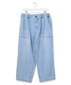 【ジェイプレスヨークストリート/J.PRESS YORK STREET】の【UNISEX】ワイド デニムパンツ 人気、トレンドファッション・服の通販 founy(ファニー) ファッション Fashion レディースファッション Fashion for Women パンツ Pants & Trousers デニムパンツ・ジーンズ・美脚デニム Denim Jeans & Pants ユニセックス Unisex, Genderless デニム Denim, Jeans Material パッチ Patch, Appliqué ポケット Pocket, Pocket Detail ワイド Wide, Wide Fit 夏 Summer S/S・春夏 SS, Spring/Summer, Warm Season A/W・秋冬 Autumn/Winter thumbnail ダルブルー系|ID: prp329100004616183 ipo3291000000033680725