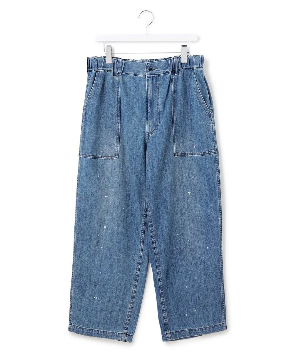 【ジェイプレスヨークストリート/J.PRESS YORK STREET】の【UNISEX】ワイド デニムパンツ インテリア・キッズ・メンズ・レディースファッション・服の通販 founy(ファニー) ファッション Fashion レディースファッション Fashion for Women パンツ Pants & Trousers デニムパンツ・ジーンズ・美脚デニム Denim Jeans & Pants ユニセックス Unisex, Genderless デニム Denim, Jeans Material パッチ Patch, Appliqué ポケット Pocket, Pocket Detail ワイド Wide, Wide Fit 夏 Summer S/S・春夏 SS, Spring/Summer, Warm Season A/W・秋冬 Autumn/Winter ネイビー系|ID: prp329100004616183 ipo3291000000033680726
