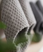 【ルームアンドスプール/LOOM&SPOOL】のGRS綿毛布ルームシューズ ライトグレー|ID: prp329100004616218 ipo3291000000033463311