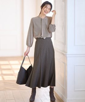 【エニー/ANY】の【洗濯機可/ウエストゴム】ライトツイードマーメーイドスカート 人気、トレンドファッション・服の通販 founy(ファニー) ファッション Fashion レディースファッション Fashion for Women スカート Skirts おすすめ Recommended / Our Picks ツイード Twill, Twill Weave トレンド Trend, Trending Now 洗える Machine Washable A/W・秋冬 Autumn/Winter |ID:prp329100004616222