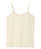 【アースミュージックアンドエコロジー/earth music&ecology】のフロントプチリボンキャミ Light Yellow|ID: prp329100004616268 ipo3291000000033659270