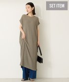 【アメリカンホリック/AMERICAN HOLIC】のポコポコノースリーブワンピース【インナー付き】 Khaki|ID: prp329100004616446 ipo3291000000033416909